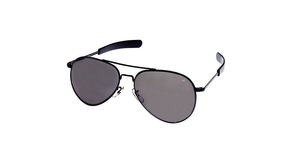 AO General Sunglasses, Black, Bayonet, Gray Poly Lens, 52mm B-CCP-BNT-52