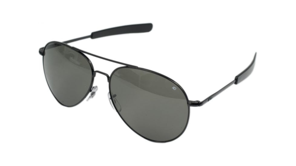 AO General Sunglasses, Black, Gray Poly Lens, Bayonet, 52mm, Polarized B-PCCP-BNT-52