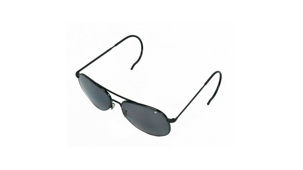 AO General Sunglasses, Black, Gray Poly Lens, Comfort Cable, 58mm, Polarized B-PCCP-CC-58