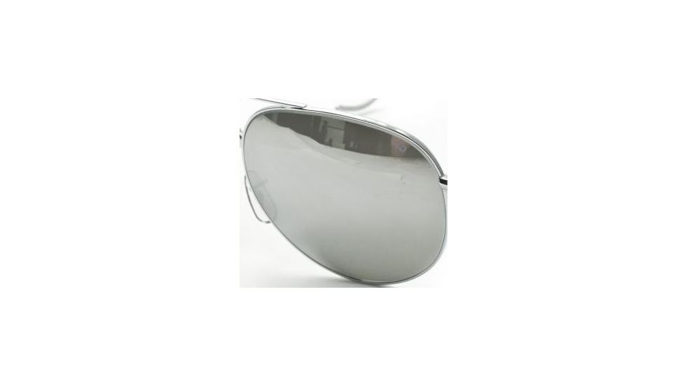 AO II 8-Base Sunglasses, Silver, Comfort Cable, Silver Full Mirror Lenses - 55mm S-SFM-CC-55