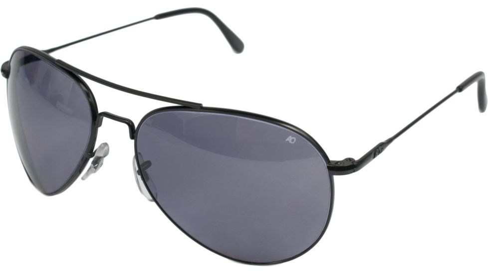 Ao Ii 8 Base Sunglasses Black Wire Spatula Grey Poly Lenses 58mm Polarized B Ccgpp Ws 58