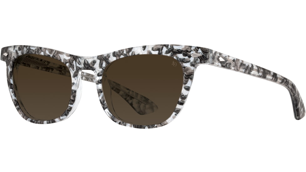 AO Lucinda Sunglasses - Womens, Crystal Slate, Cosmetan Brown AOLite Nylon Lenses, Crystal Slate / Cosmetan Brown Lens, 51-20-140, LUC251ST--BNN