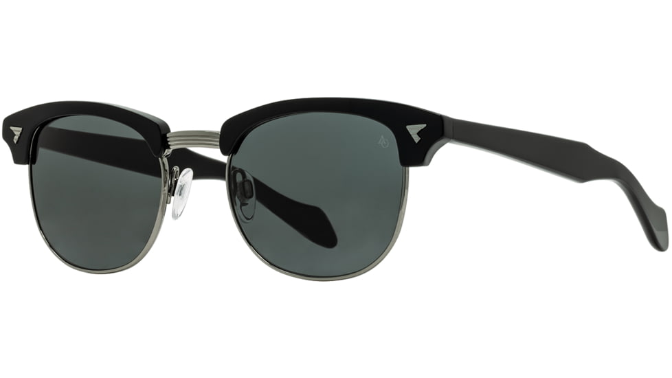 AO Sirmont Sunglasses, Black Gunmetal, True Color Gray AOLite Nylon Lenses, Black Gunmetal / True Color Gray Lens, 53-21-145, SIR153ST--GYN