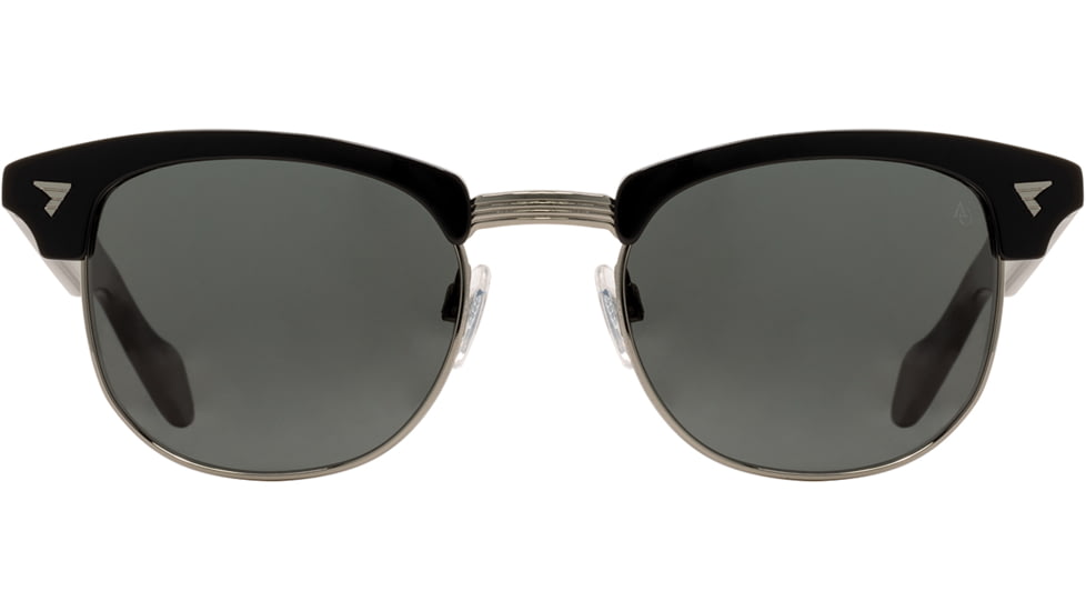 AO Sirmont Sunglasses, Black Gunmetal, True Color Gray AOLite Nylon Lenses, Black Gunmetal / True Color Gray Lens, 53-21-145, SIR153ST--GYN