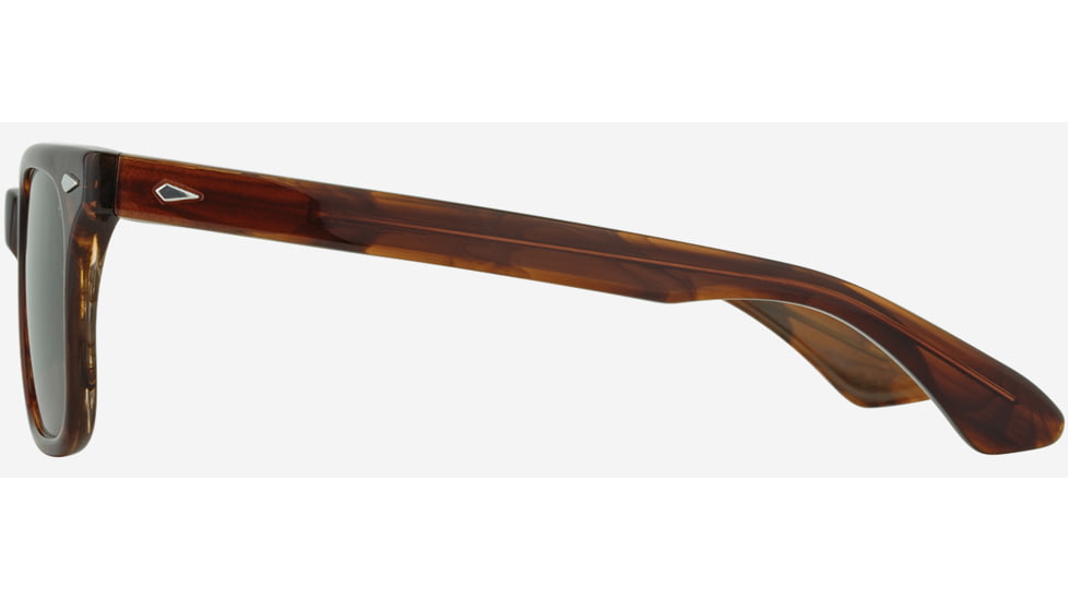 AO Tournament Sunglasses, Woodgrain Frame, Calobar Green AOLite Nylon Lenses, Polarized, 52-20-145, TOU252ST--GNN-P