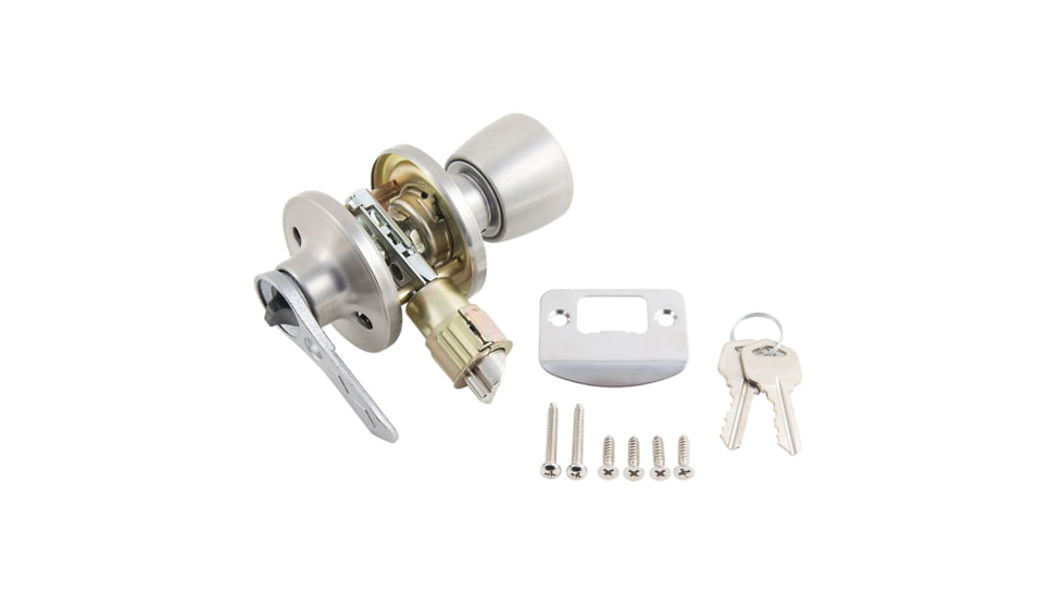 AP Products Lock Set Privacy K&amp;L Style SS, 013-235-SS