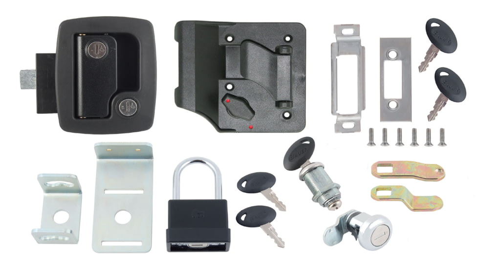 AP Products RV Door Lock Keyed Alike Kit - Premium, Black, 013-6202