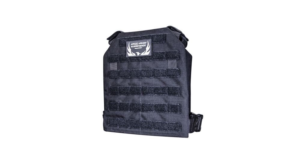 AR500 Armor Guardian Plate Carrier w/Standard MOLLE, Black, 9220