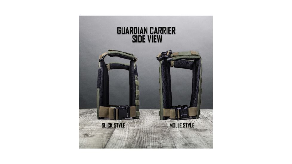 AR500 Armor Guardian Plate Carrier w/Standard MOLLE, Olive Drab GUARDIANOD