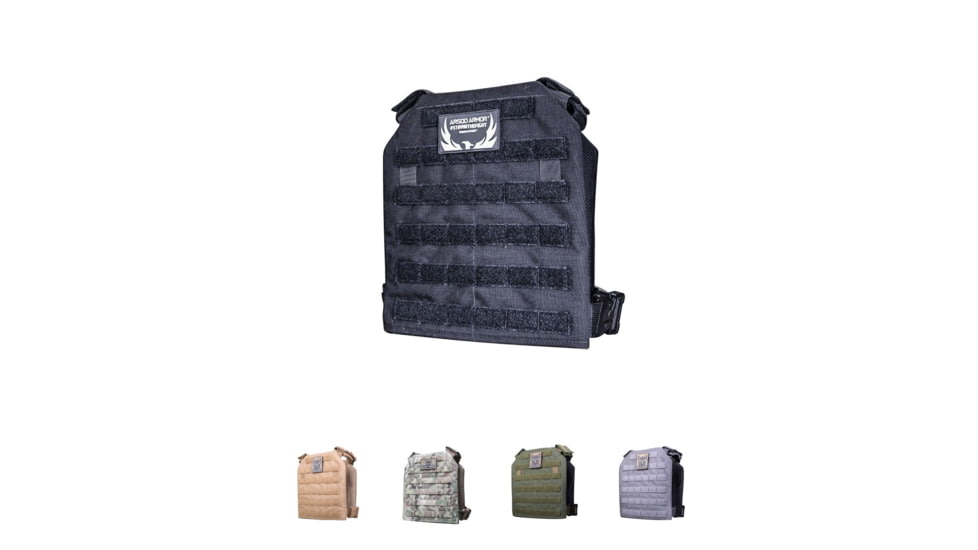 AR500 Armor Guardian Plate Carrier w/Standard MOLLE, Black, Coyote, MultiCam, Olive, Wolf Gray