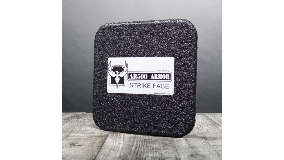 AR500 Armor Level III 6x6 Multi-Curve Side Armor Plate, Base PAXCON Coating, Black 36X6CR