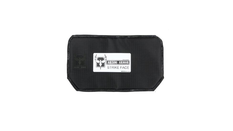 AR500 Armor Level IIIA 9.5x6 Hybrid Soft Abdominal Ballistic System Armor Plate, Black 3A956H