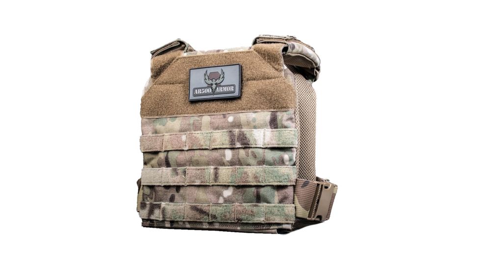 AR500 Armor Micro Plate Carrier w/Standard MOLLE, Multicam, 9339