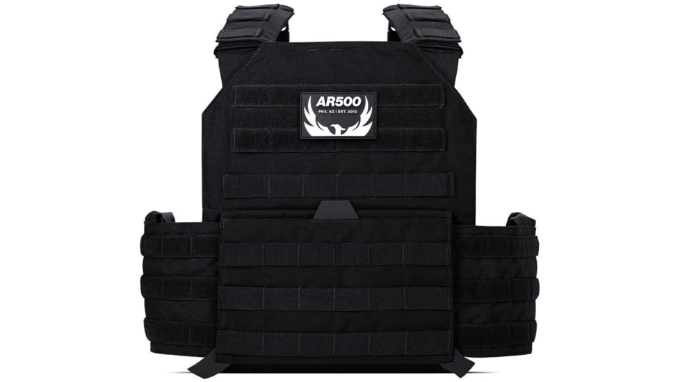 AR500 Armor Testudo Lite Plate Carrier, Black, Medium/2XL, 9991