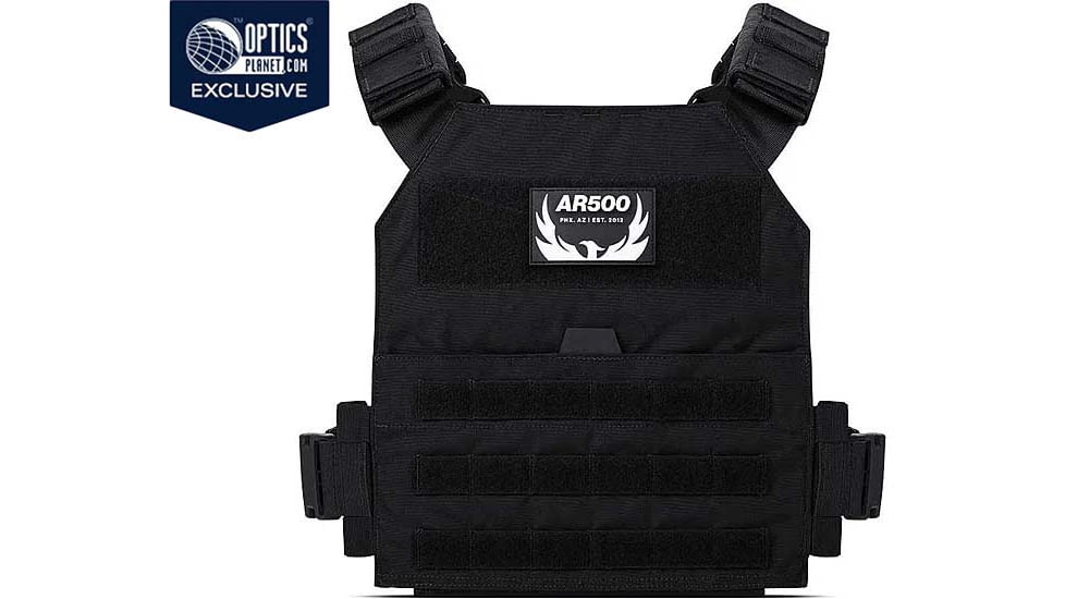 AR500 Armor Veritas Lite Modular Plate Carrier, Black, Medium/2XL, 9986