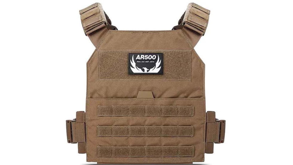 AR500 Armor Veritas Lite Modular Plate Carrier, Coyote, Medium/2XL, 9987