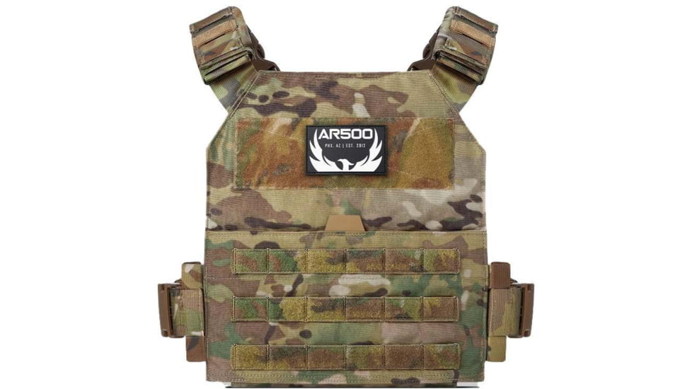 AR500 Armor Veritas Lite Modular Plate Carrier, Multicam, Medium/2XL, 9988
