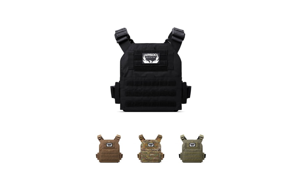 AR500 Armor Veritas Modular Plate Carrier, Black, Coyote, MultiCam, Olive