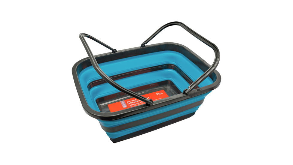 Survive Outdoors Longer Flat Pack Sink 16 Liter W/sturdy Carry Handle