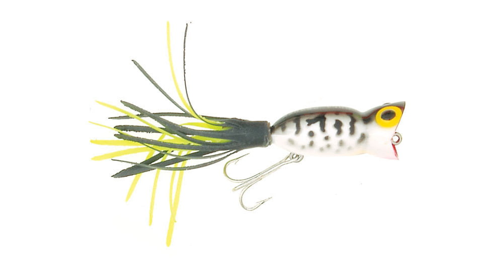 Arbogast Hula Popper Topwater Popper, 1 3/4in, 1/4 oz, Floating, Coachdog, G770-10