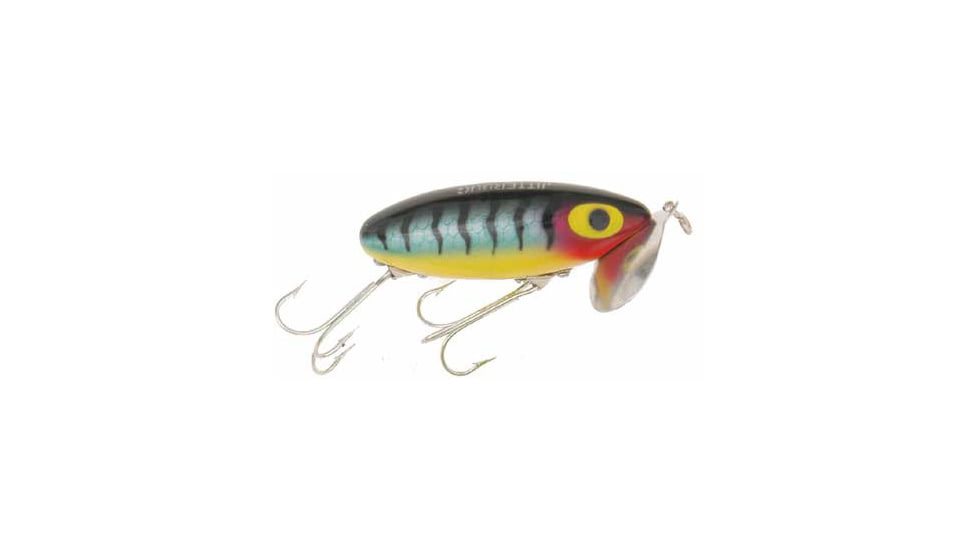 Arbogast Jitterbug Topwater Lure, 2 1/2in, 3/8 oz, Floating, Perch, G600-05