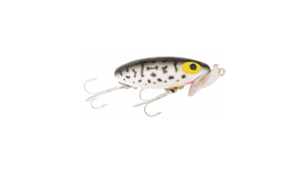 Arbogast Jitterbug Topwater Lure, 2in, 1/4 oz, Floating, Coach, G630-10