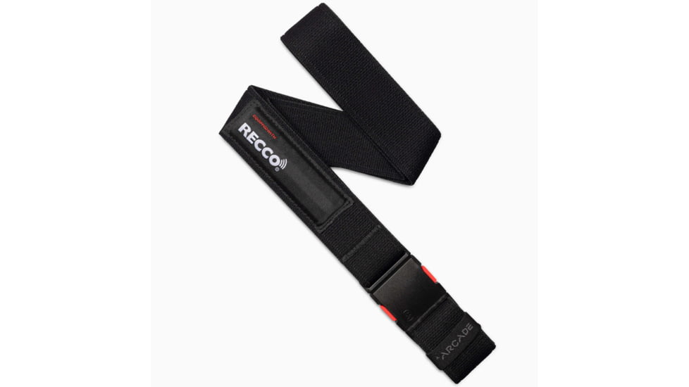 Arcade Belts Recco Belt, Standard/Standard, 1.5in Width, Black, 30-40 inch, recco-stretch-belt