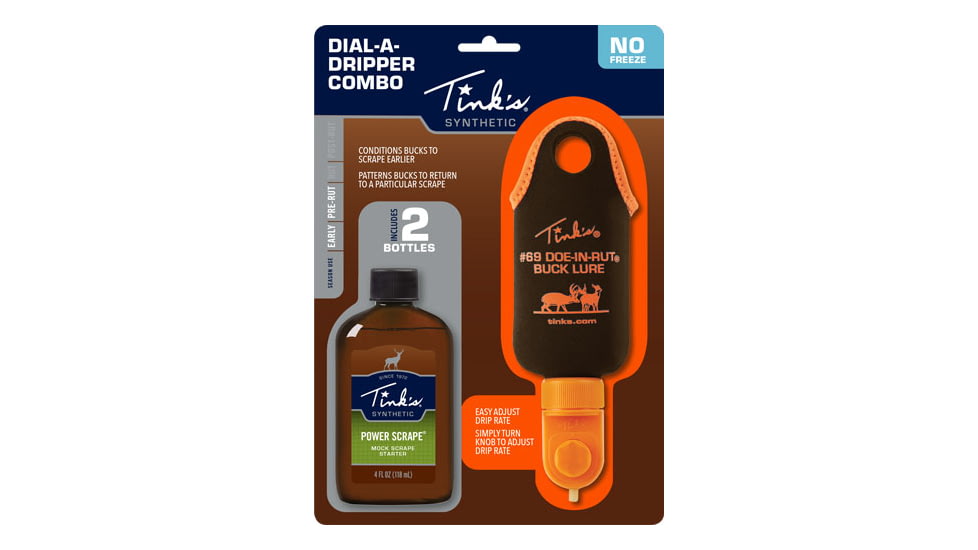 Arcus Hunting Tink's Power Scrape Dial-A-Dripper Combo Pack, W5105