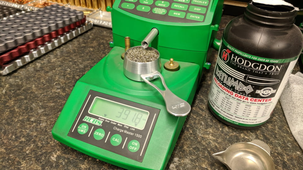 Area 419 Powder Cup for RCBS Chargemaster 1501, Raw Aluminum, 419-CM1500CUP