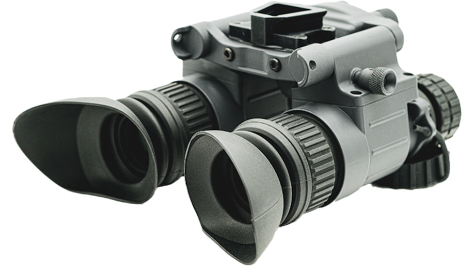 Armasight BNVD-51 1x19mm Dual-Channel Night Vision Goggles, Powered By Pinnacle Gen 3 Ghost White Phosphor IIT, 51 Degree FOV, Gray, NSGNYX15M5G9DX2