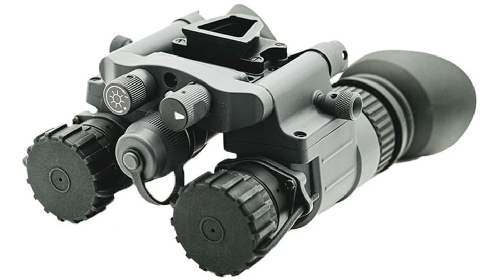 Armasight BNVD-51 Go Kit, Night Vision Binoculars w/ Battery Pack, Gen 3 Ghost White Phosphor IIT, 51 Degree FOV, Gray, Gray, NSGNYX15M5G9DBB2