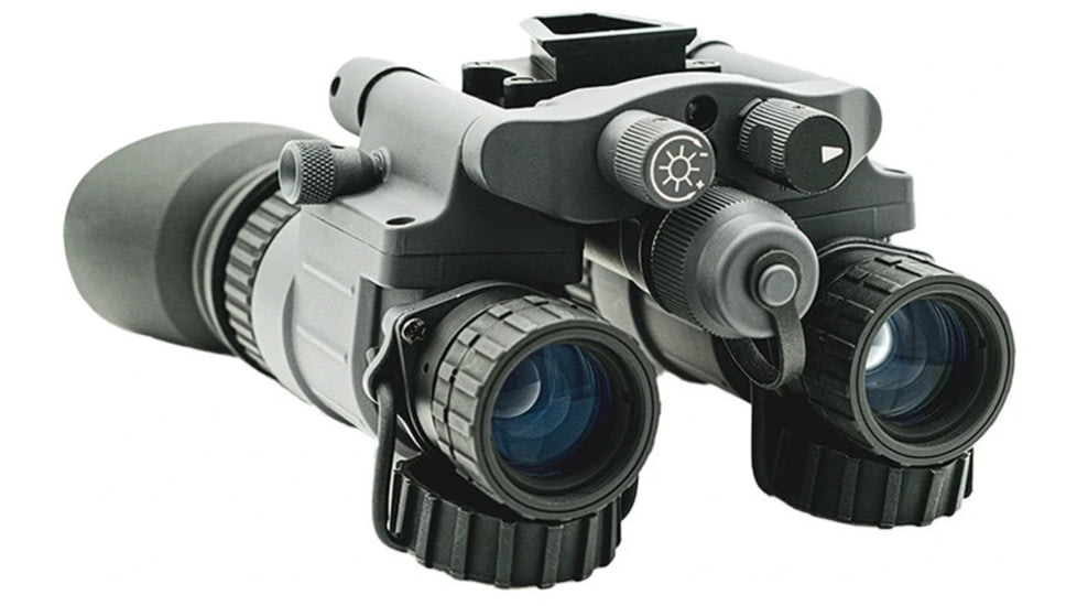 Armasight BNVD-51 Go Kit, Night Vision Binoculars w/ Battery Pack, Gen 3 Ghost White Phosphor IIT, 51 Degree FOV, Gray, Gray, NSGNYX15M5G9DBB2
