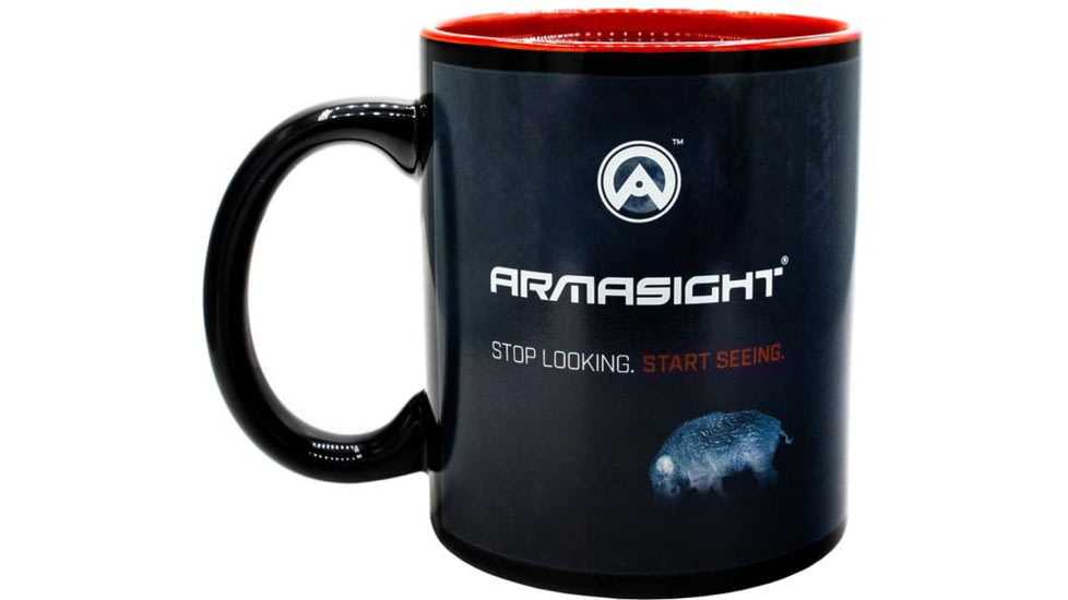 Armasight Heat Activated Mug, 11 oz, Black, One Size, APMGTHBOXX