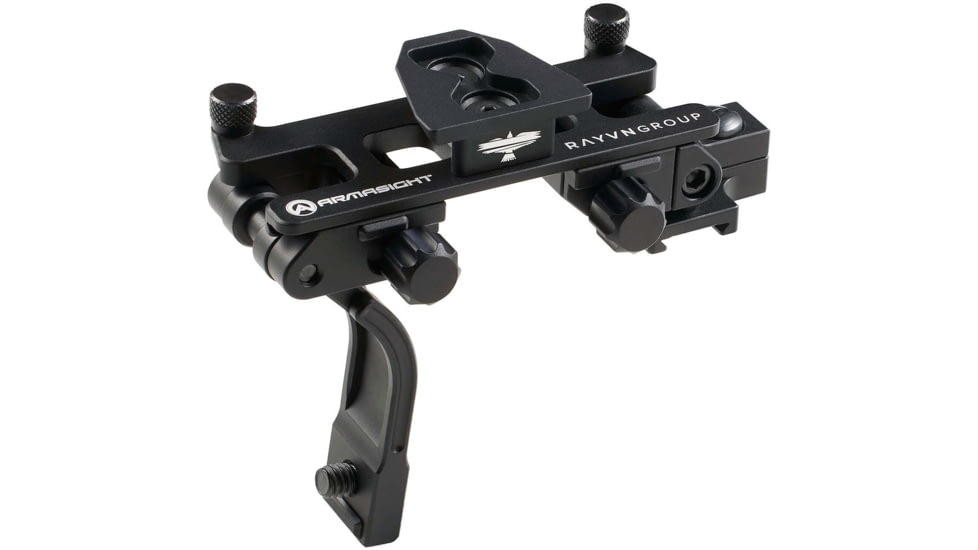 Armasight Modular Bridge Mount, Rail System w/2 Pods, Black, ANTHMRGBRDGE01