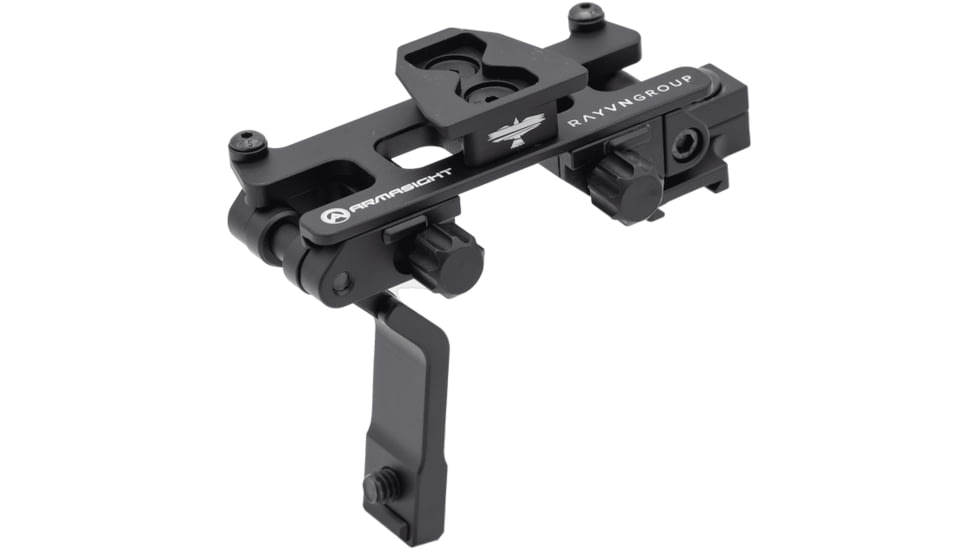 Armasight Modular Bridge Mount, Rail System w/2 Pods, Black, ANTHMRGBRDGE01