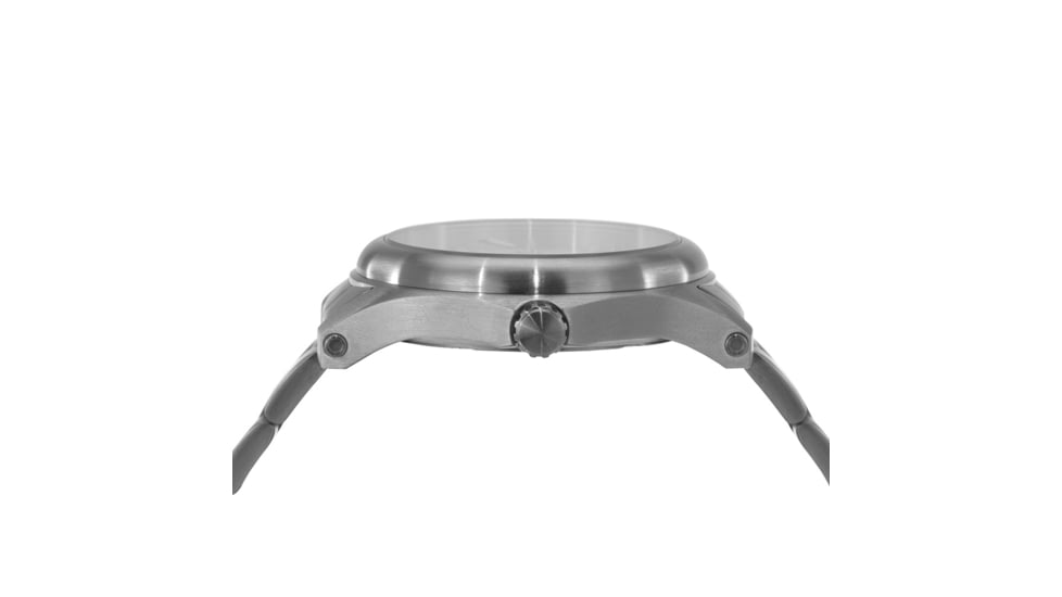 Armourlite Field Series AL103 Swiss Made Tritium Illuminated Watch with Shatterproof Armourglass, Raw Steel Case, Blue Dial, 42mm, AL103