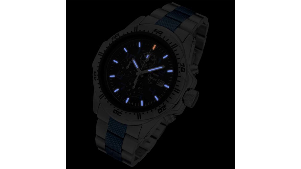 Armourlite ShatterProof Scratch Resistant High Impact Glass Police Blue Edition, Silver/Blue, Small AL77