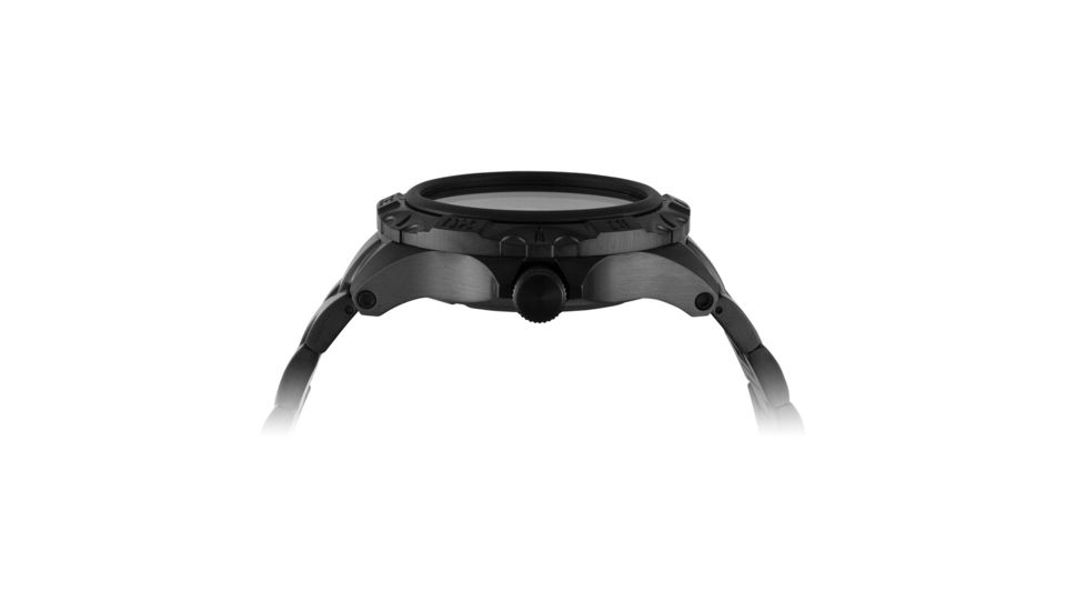 Armourlite Professional Series Tritium Watch, 47mm Case, Ronda 515.24 Quartz Movement, Black/White AL1403