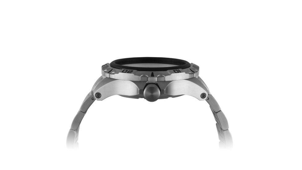 Armourlite Professional Series Tritium Watch, 47mm Case, Ronda 517 Quartz Movement, Silver/Black/White AL1401