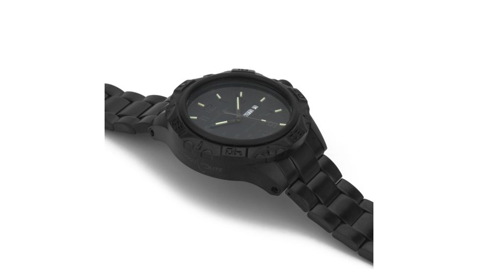 Armourlite Professional Series Tritium Watch, 47mm Case, Ronda 517 Quartz Movement, Stealth Black AL1404