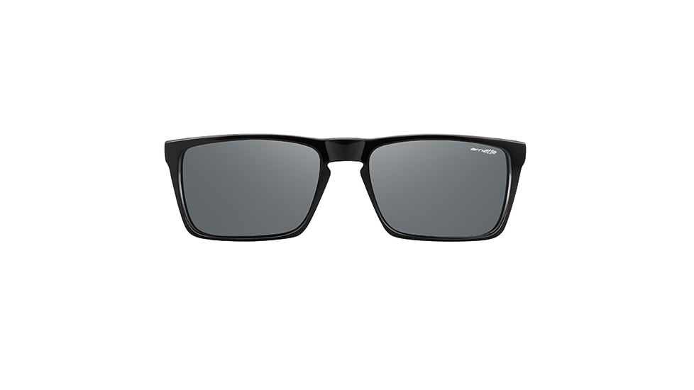 Arnette Specialist Sunglasses, Black On Translucent Clear Frame, Grey Lens-AN4204-03
