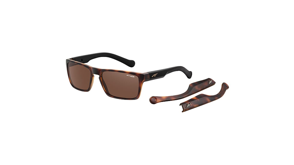 Arnette Specialist Sunglasses, Fuzzy Havana Frame, Brown Lens-AN4204-04