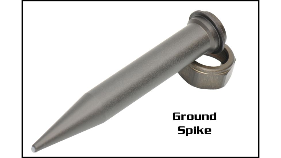 Ashbury Precision Ordnance TACT3, Accupoint Compact Tactical Tripod w/Detachable Base Plate, Tactical Gray 600-41V-0007-00