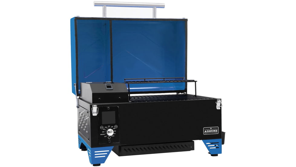 ASMOKE AS350 Portable Pellet Grill and Smoker, Blue, Small, GR04072USAS
