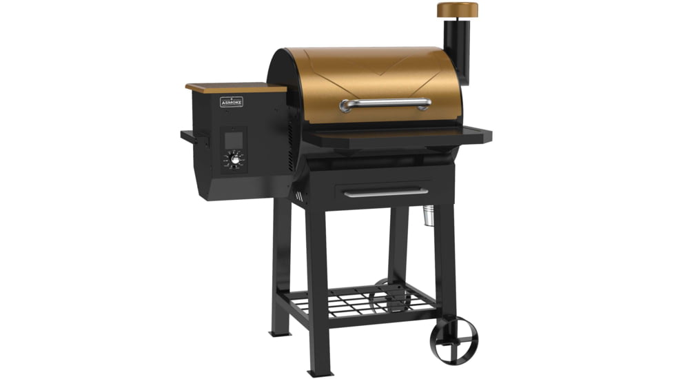 ASMOKE AS500P Pellet Grill and Smoker, Gold, Large, GR01022USAS