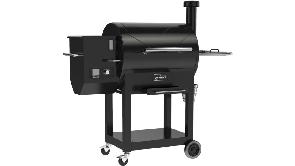 ASMOKE AS700P Pellet Grill and Smoker, Black, Large, GR06016USAS