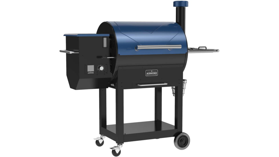ASMOKE AS700P Pellet Grill and Smoker, Blue, Large, GR06013USAS