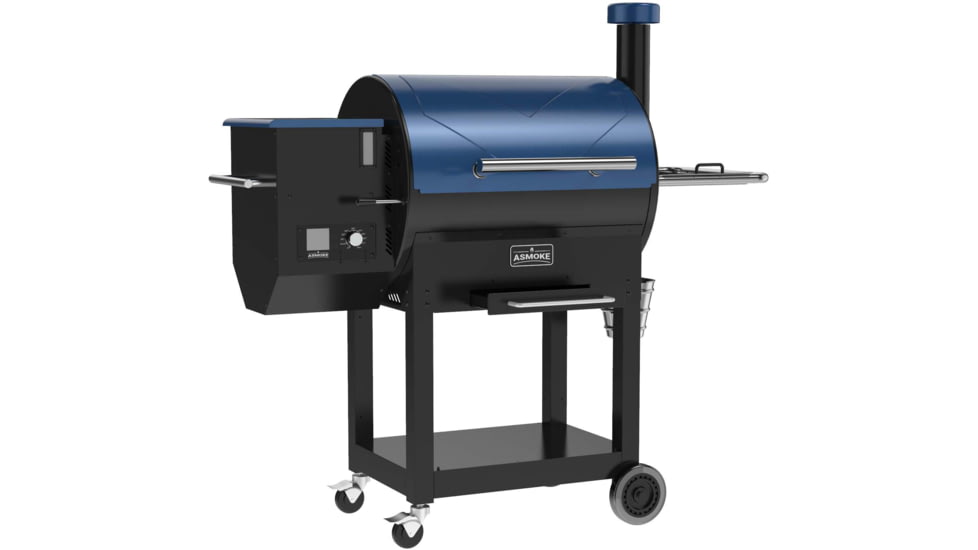 ASMOKE AS700P Pellet Grill and Smoker, Blue, Large, GR06013USAS