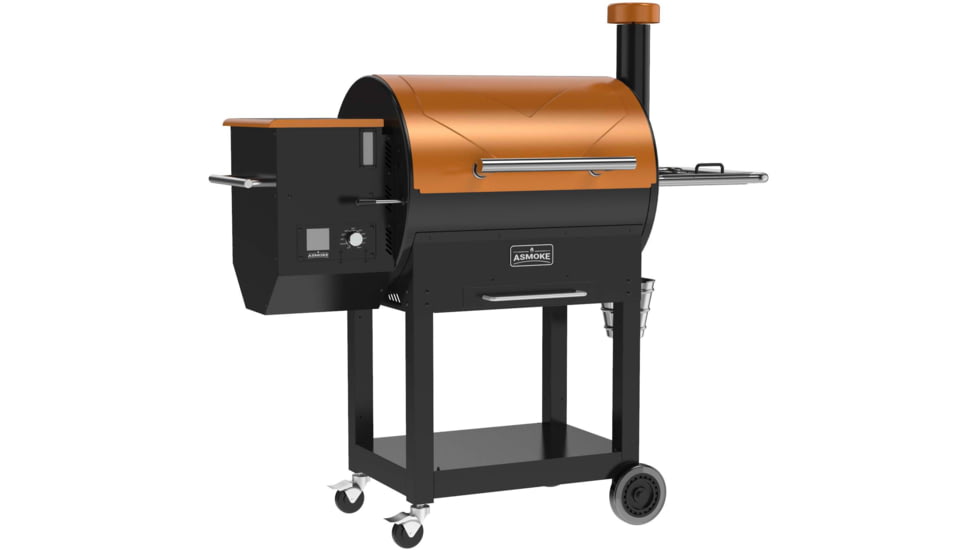 ASMOKE AS700P Pellet Grill and Smoker, Orange, Large, GR06015USAS