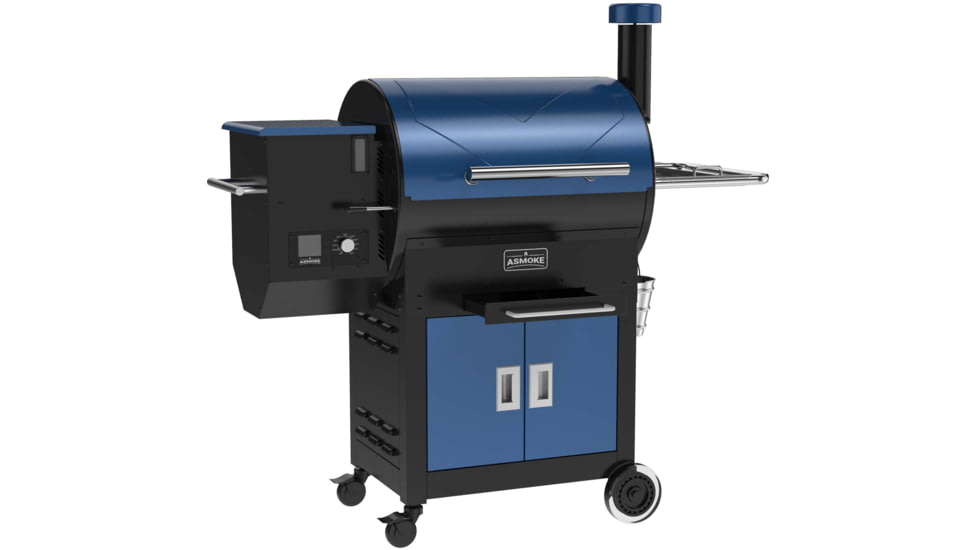 ASMOKE AS750D Pellet Grill and Smoker, Blue, Large, GR06018USAS